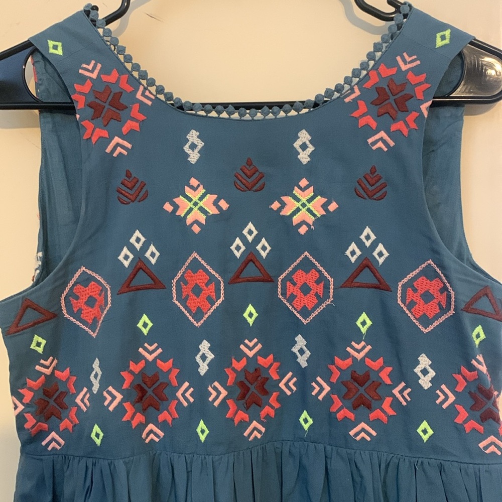Anthropologie Euc Gorgeous Patterned Embroidered … - image 2